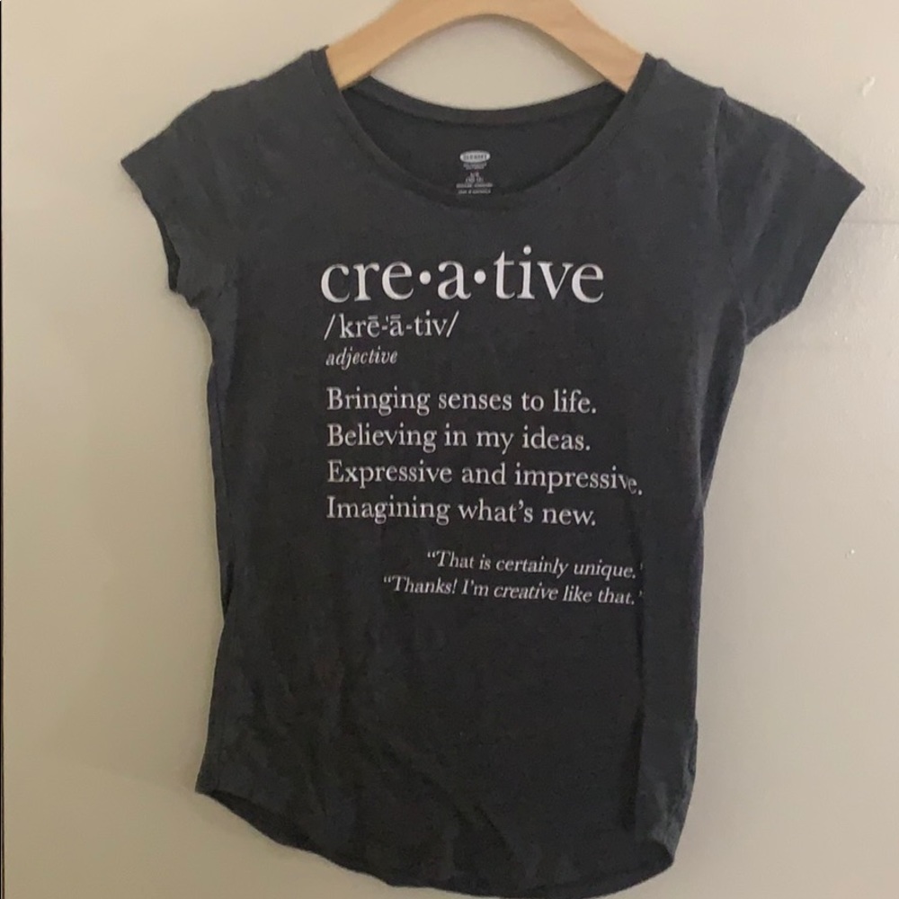 Gray graphic T-shirt